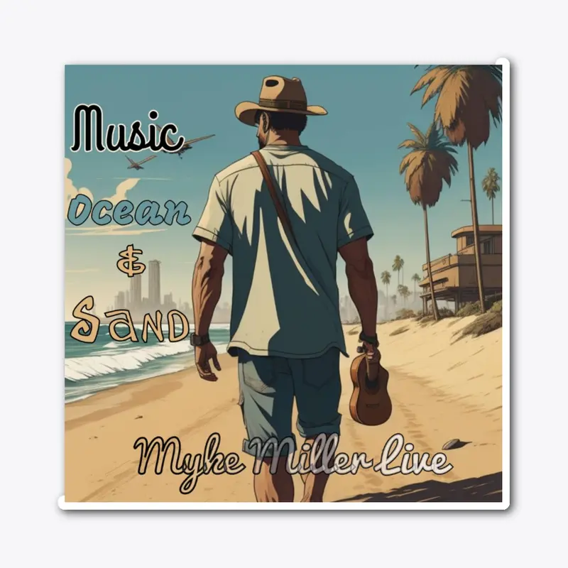 Music Ocean and Sand